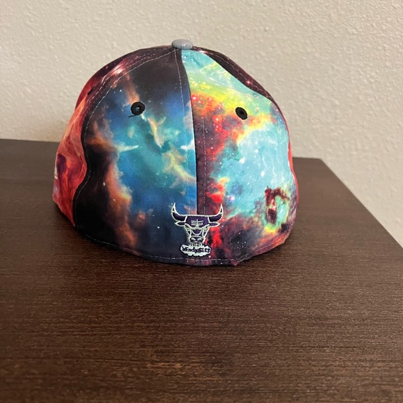 Chicago Bulls nba hat size 7 kaladioscope - Picture 3 of 6